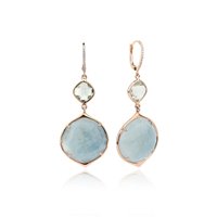 Orecchini Zoccai Donna in Oro rosa Acquamarina 38.0 Ct ZZOR1071RRAQMS - ZZOR1071RRAQMS